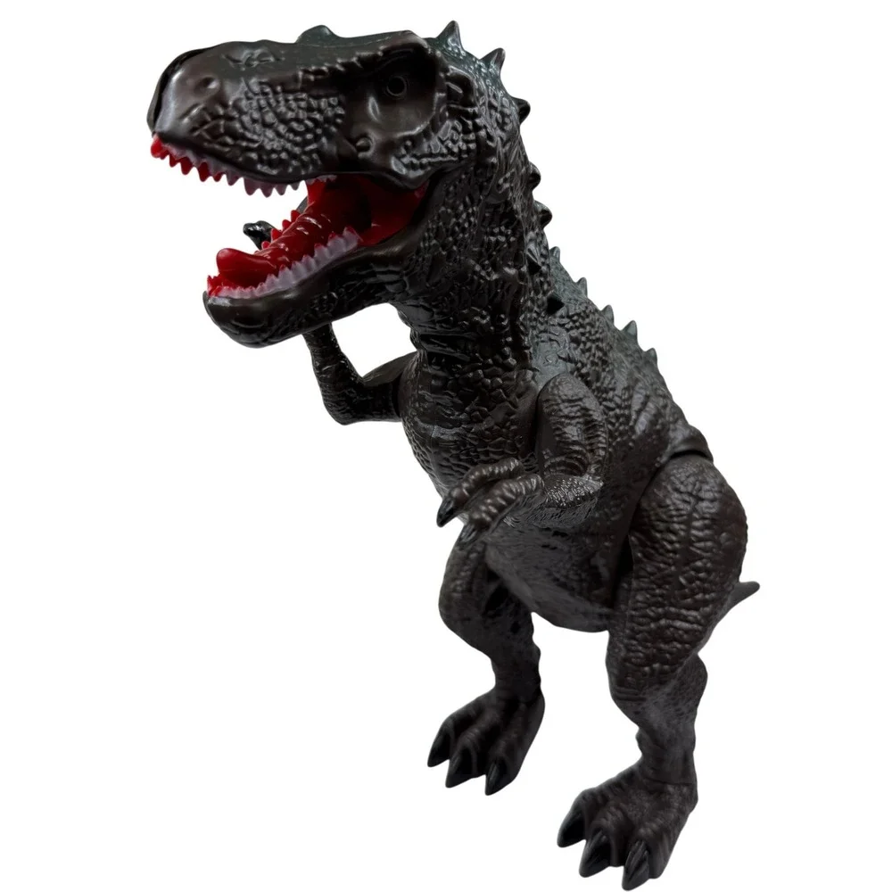 Tyrannosaurus Rex T-Rex Large Dinosaur Action Figure Toy Green Plastic Roaring